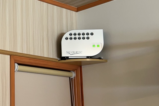 医療用物質生成器「滝風（たき）イオン」導入済み